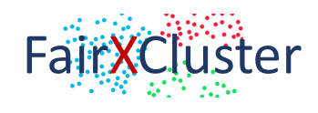 FairXCluster Logo