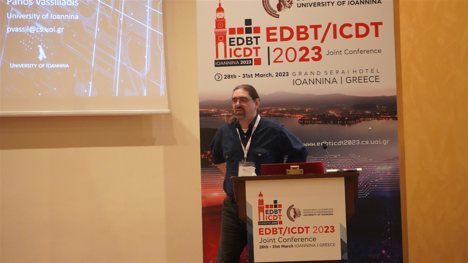 Panos Vassiliadis presenting